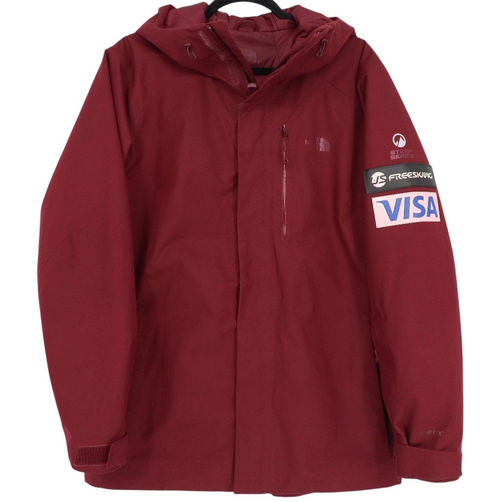 The North Face Women's Steep Series GTX Size L Burgundy Freeskiing Visa Jacket